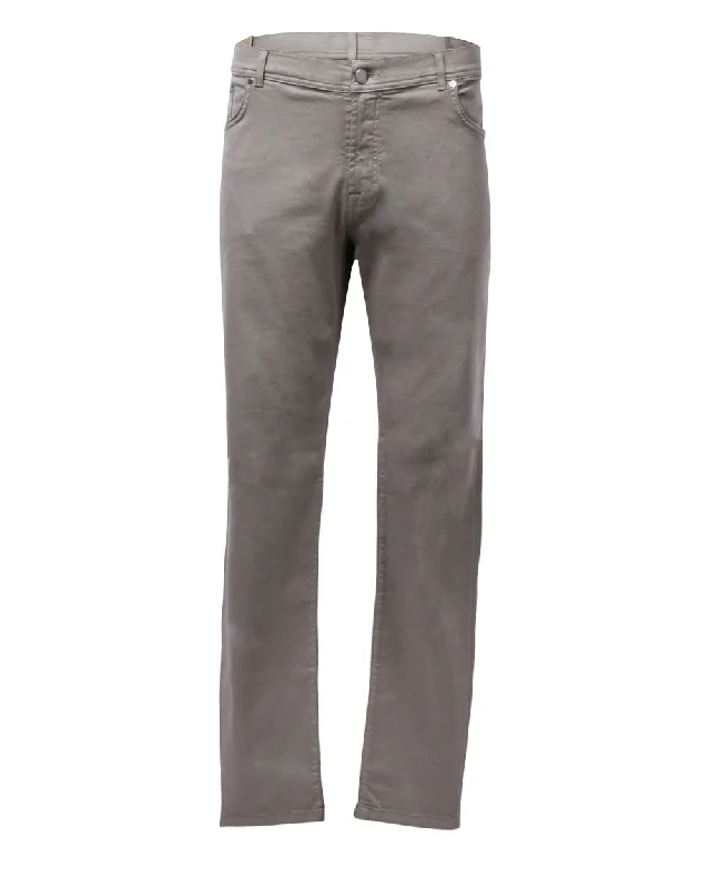 Weekend Discounts to Delight Khaki Denim 5 Pocket Pant