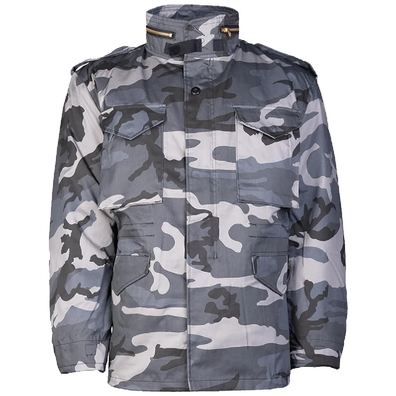 Weekend Savings Bonanza Mil-Tec Classic M65 Field Jacket with Liner Dark Camo