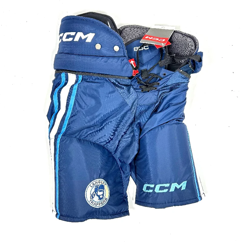 Great Bargains CCM Tacks 85C - Pro Stock Hockey Pants (Sky Blue/Navy)