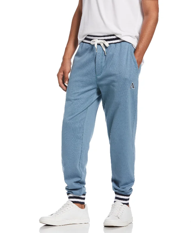Weekend Specials Just for You Contrast Ribbing Jogger
