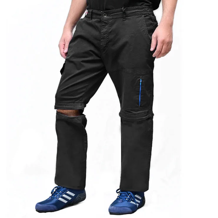 Daily Specials PR - Men 'Black' Trousers cum Shorts Cargo PR181