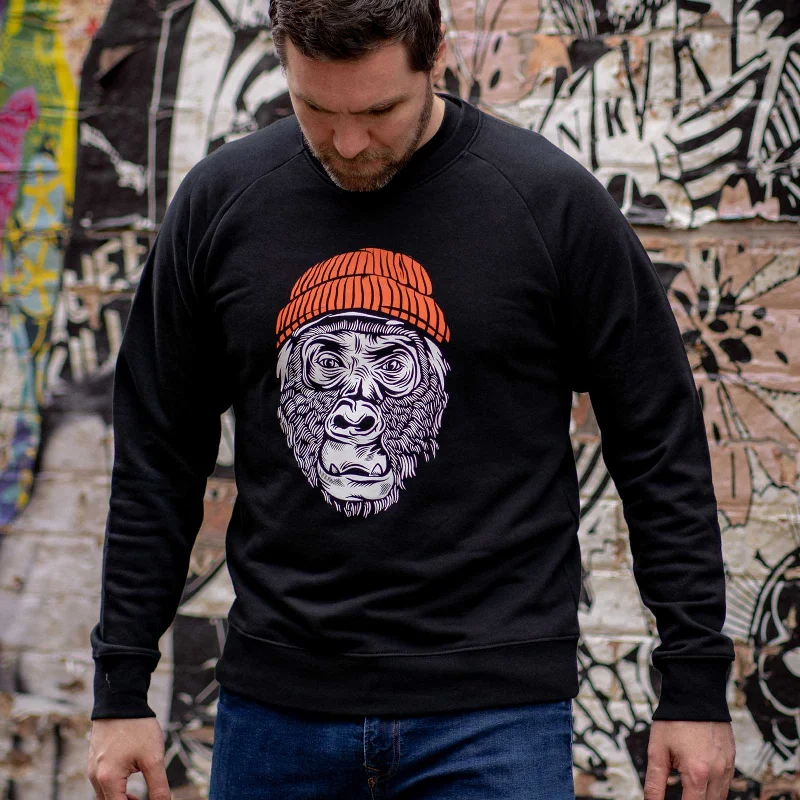 Weekend Bargains Just for You Winston’s - Gorilla Sweatshirt - Black
