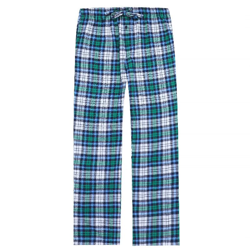 Act Now Mens 100% Cotton Flannel Lounge Pants
