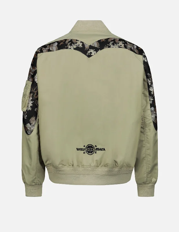 Unbeatable Prices Brocade Daicock Insert MA-1 Bomber Jacket