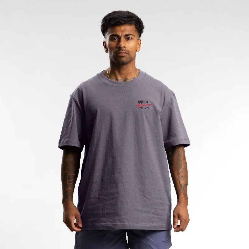 Super Sale Racing Bird Block Tee Unisex GRANITE