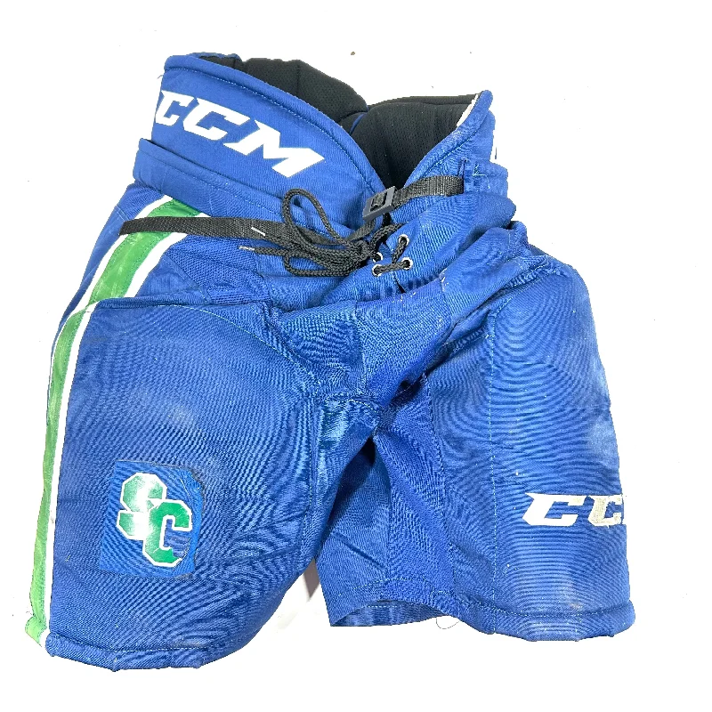 Online Only CCM HP30 - Used CHL Pro Stock Hockey Pants (Blue/Green)