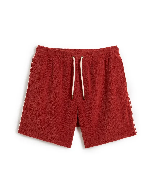 Extra Discounts The Gaucho Terry Cloth Short - Rouge