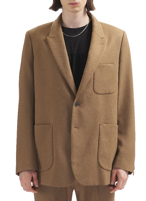 Markdown Madness Aerated Yarn Polyester Suit Blazer