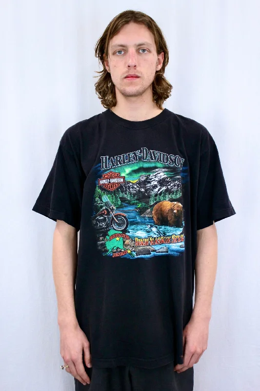 Special Discount Bikin' Alaskan Style Harley Tee