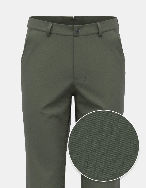Factory Direct Sale Moss Cashmere Finish Twill | Chino