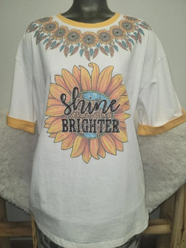 American Bling Sunflower T-Shirt 2X