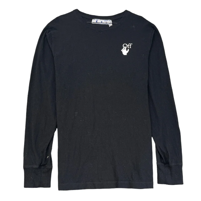 Overstock Men's Arrow Logo T-Shirt Black Size L