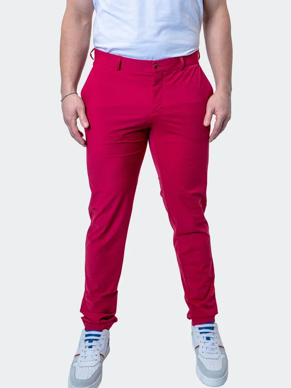 Clearance Sale Maceoo Stretch Pant | Pants AllDayBurgundy Red