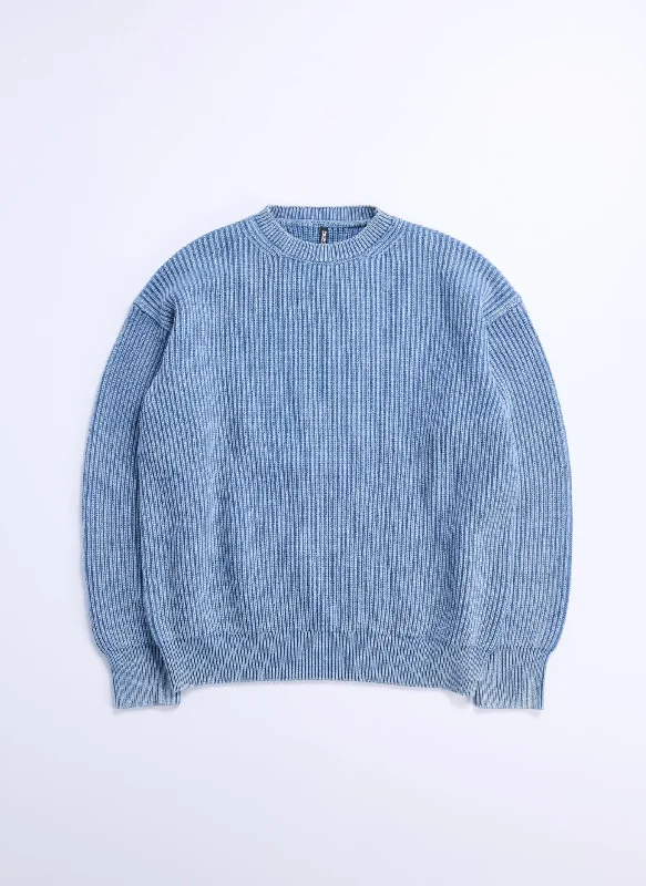 Flash Deal Heavy Washed Cotton Knitted Pullover