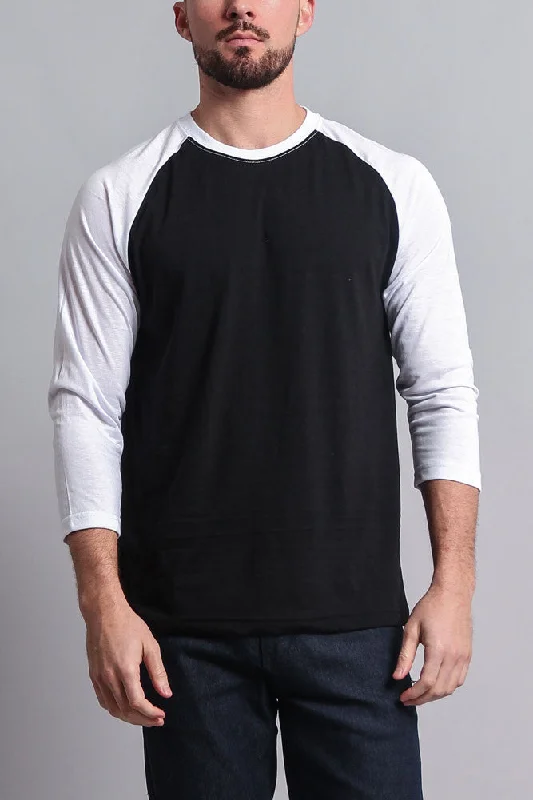 Deal of the Day Men's Baseball T-Shirt (Black/White)