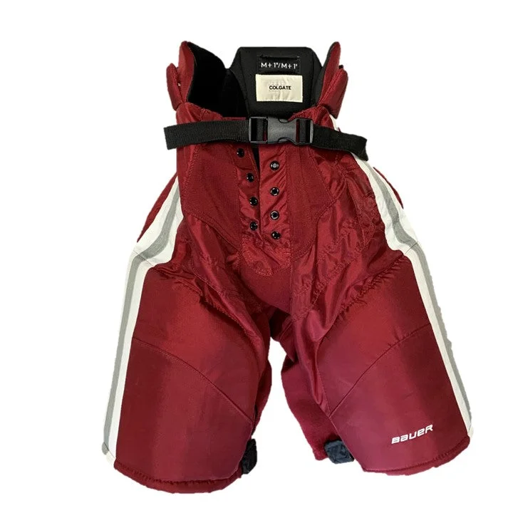 Savings Soar This Weekend Bauer Nexus - Used Women's Hockey Pants (Maroon/White/Silver)