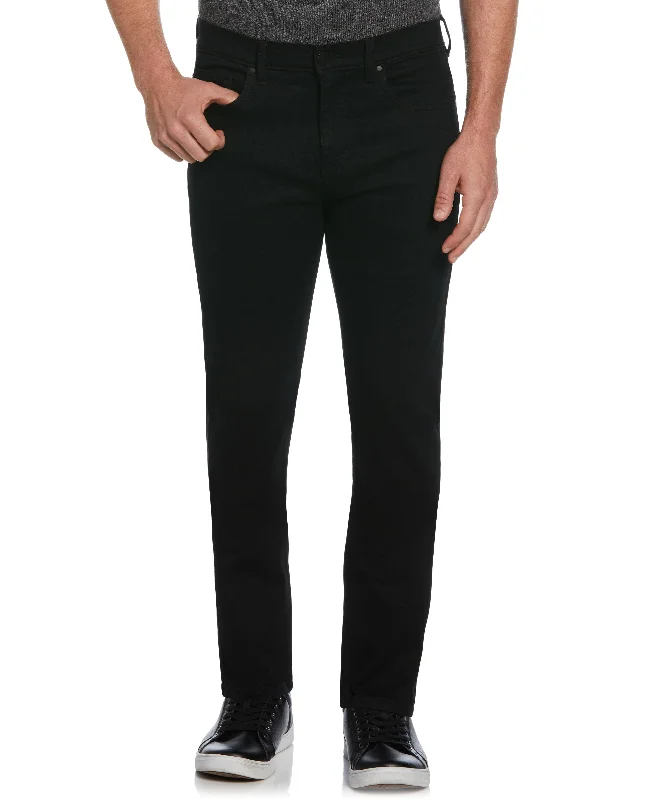 Buy Now Slim Fit Black Rinse 5-Pocket Denim Jeans
