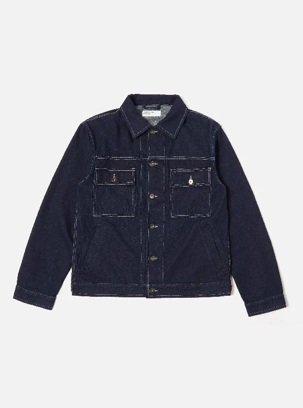 Year-End Sale Universal Works Trucker Jacket in 11oz Indigo Denim