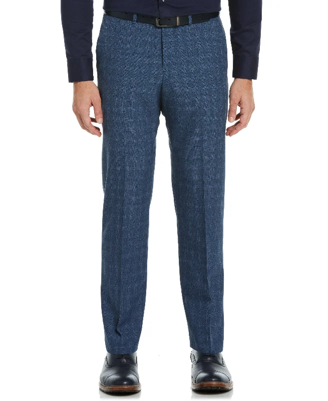 Savings Soar This Weekend Modern Fit Heathered Windowpane Dress Pant