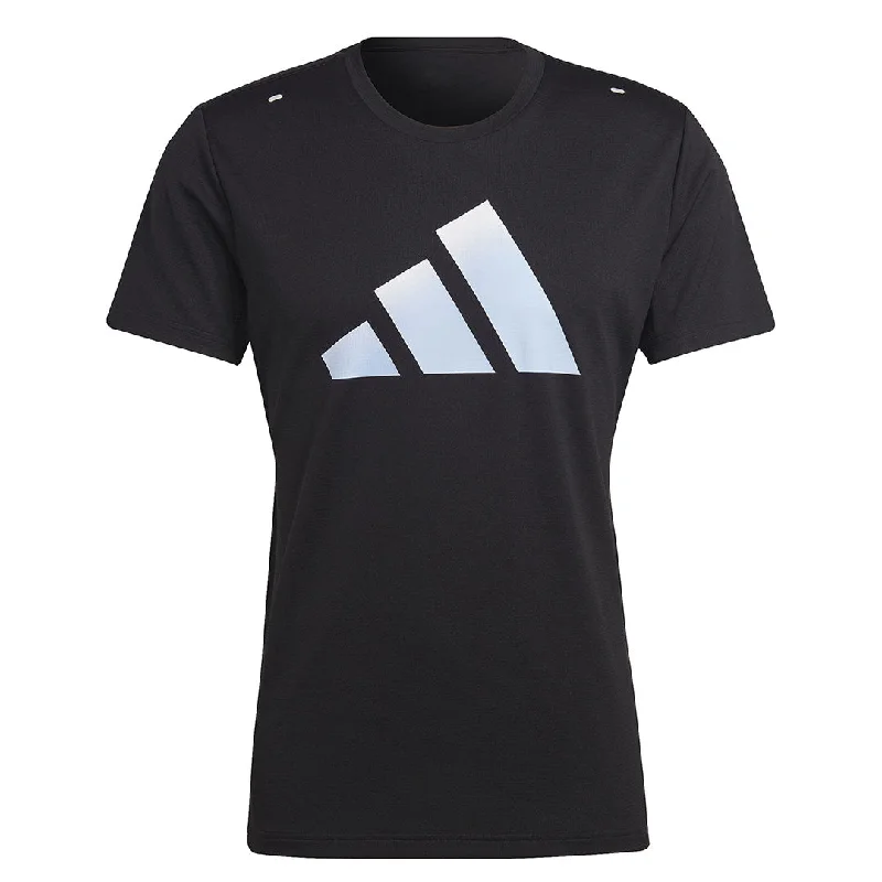 Take Action adidas - Men's Run Icons 3 Bar Logo T-Shirt (HR3243)