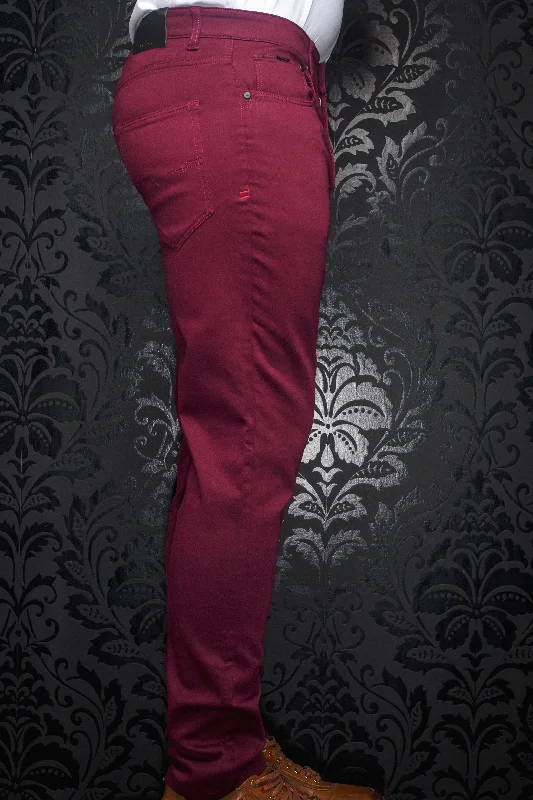 Best Bargains Au Noir Stretch Pant | Johnny-SKC Burgundy