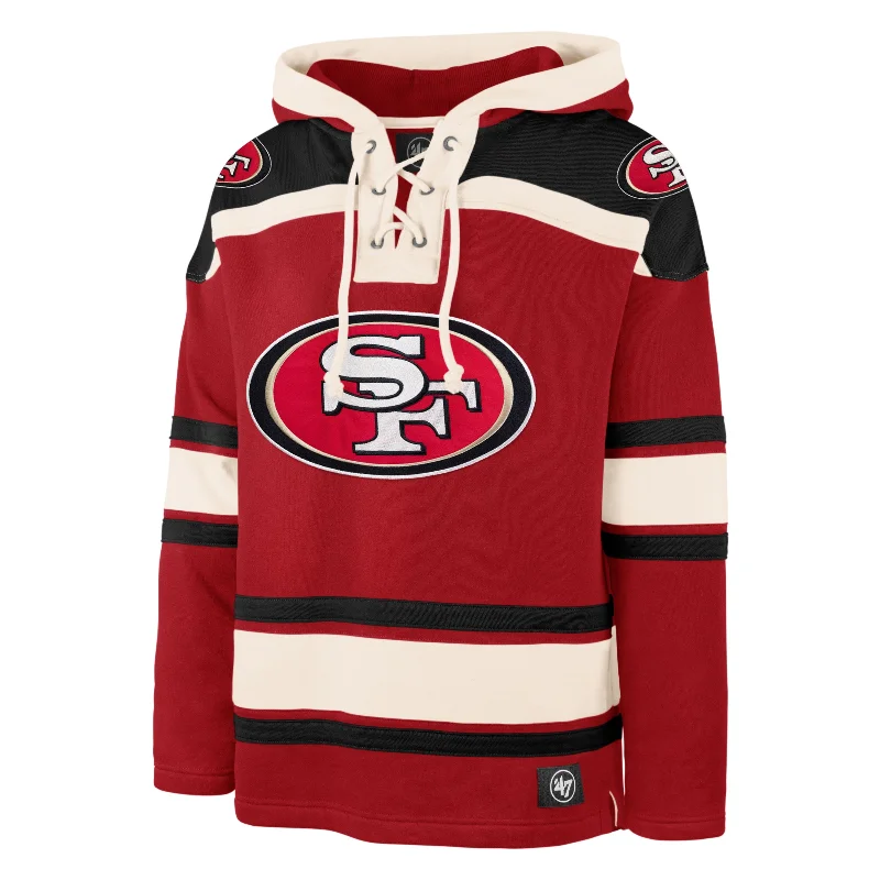 Act Fast SAN FRANCISCO 49ERS SUPERIOR '47 LACER HOOD