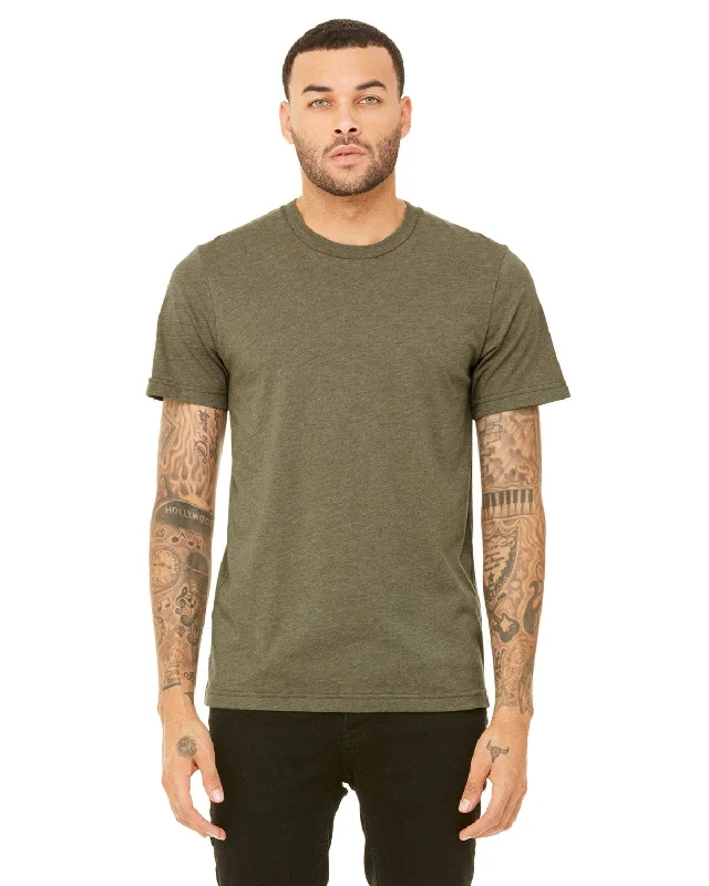 Price Cut Bella+Canvas Unisex Heather CVC T-Shirt | Heather Olive