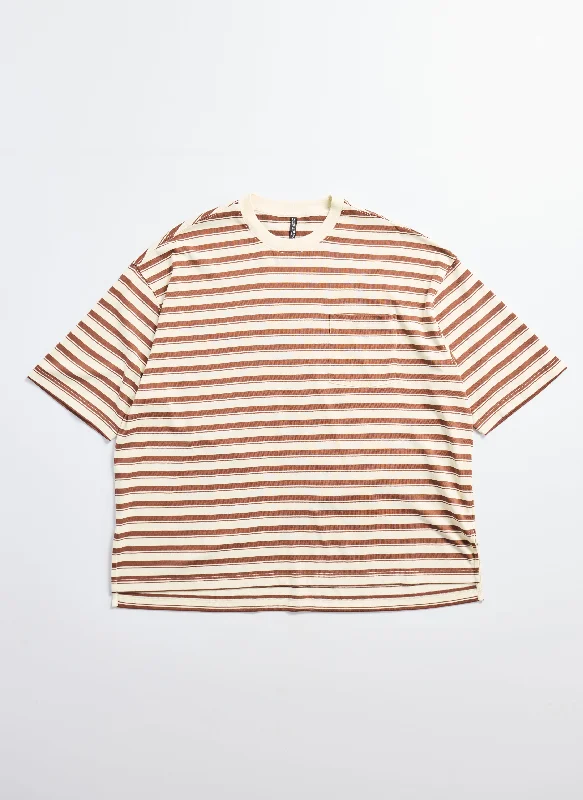 Weekend Deals That Sparkle 230G Jacquard Short Sleeves Border Tops
