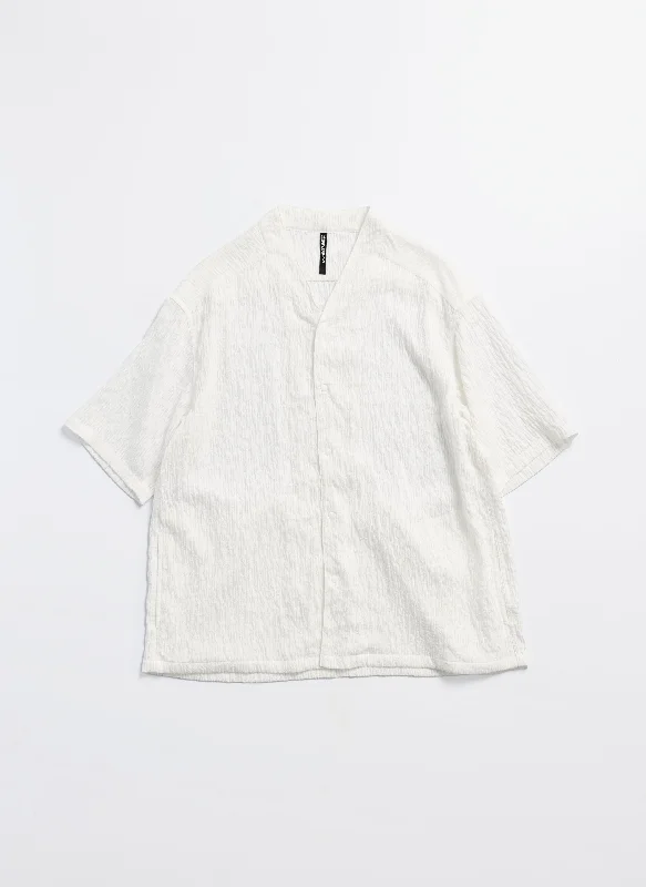 Weekend Discounts to Delight Distressed Rayon Nylon Oriental Shirt