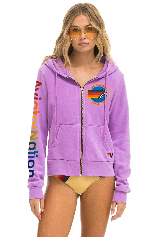 Special Discount AVIATOR NATION HOODIE - NEON PURPLE