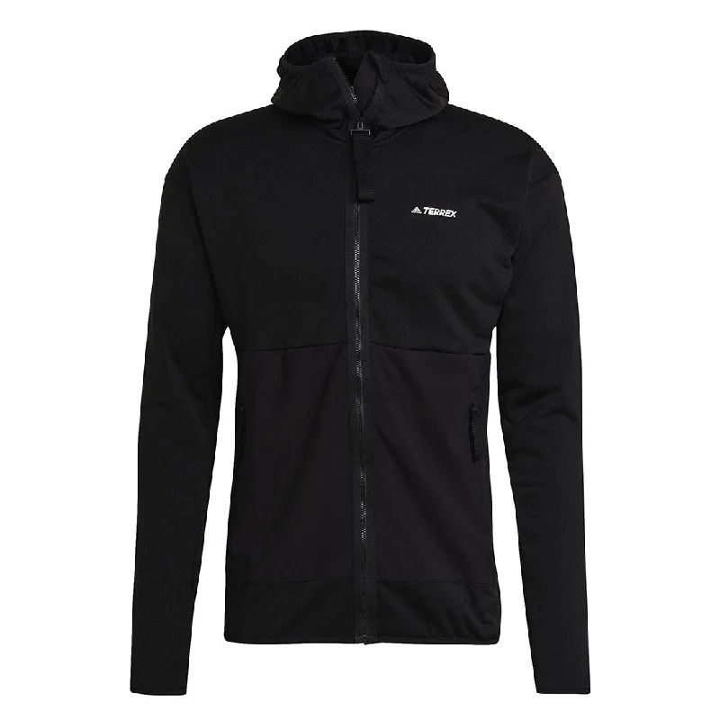 Deal of the Day adidas - Men's Terrex Tech Fleece Light Hooded Jacket (GI7313)