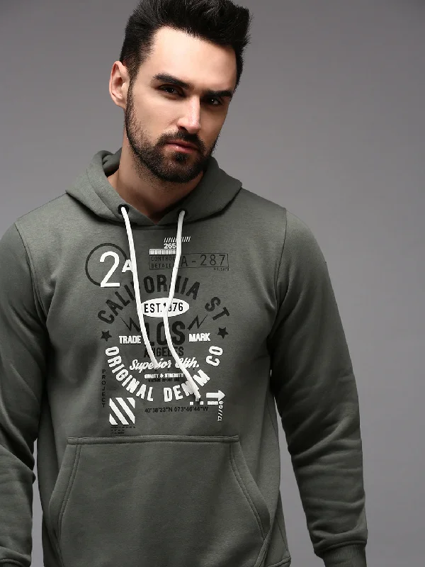 Low Price Men Green Solid Sweatshirt