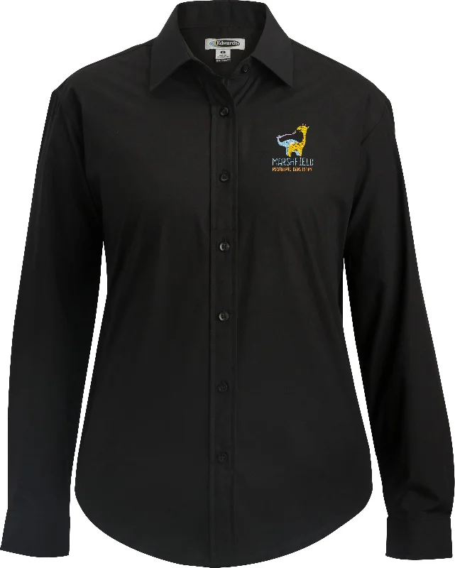 Big Discounts Edwards Ladies Essential Broadcloth Shirt Long Sleeve