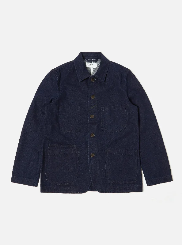 Super Deal Universal Works Bakers Jacket in 11oz Indigo Denim