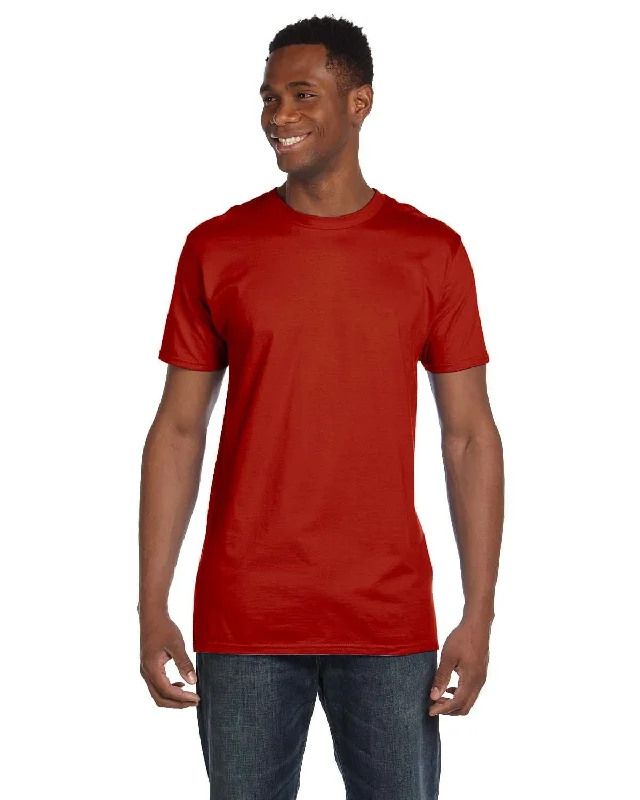 Weekend Deal Hanes Combed Cotton T-Shirt | Deep Red