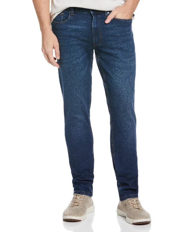 Closeout Sale Recover™ Slim Fit Indigo Denim Jeans