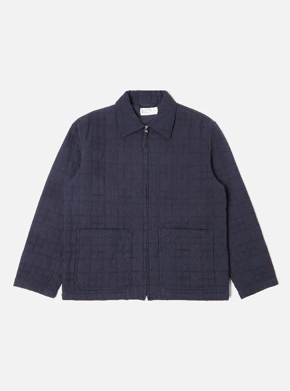 Weekend Savings Spree Universal Works Quilt Gower Jacket in Navy Winter Twill