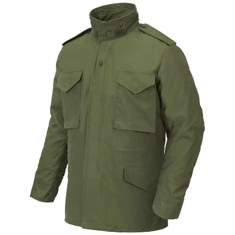 Weekend Bargains to Celebrate Helikon M65 Field Jacket NyCo Sateen Olive Green