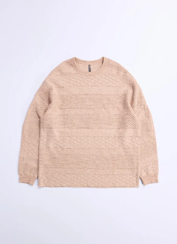 Pay Less Cotton Jacquard Patchwork Tops