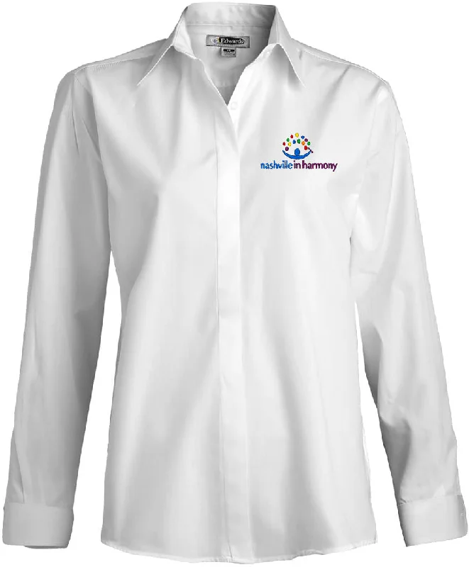 Exclusive Online Offer Edwards Ladies Cafe Shirt Long Sleeve
