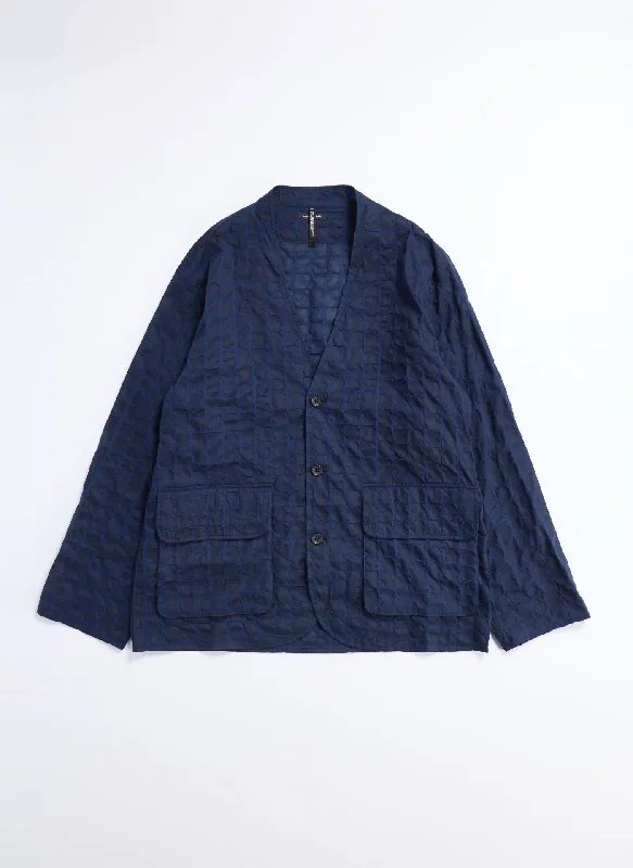 Weekend Steals Await Dyed Cotton 80 Lawn Organza Ripple Finish Soft Blazer