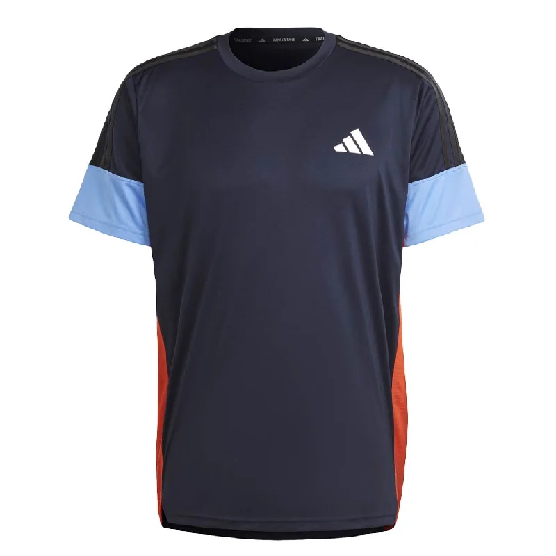 Incredible Offers adidas - Men's Colourblock 3-Stripes T-Shirt (IN5074)