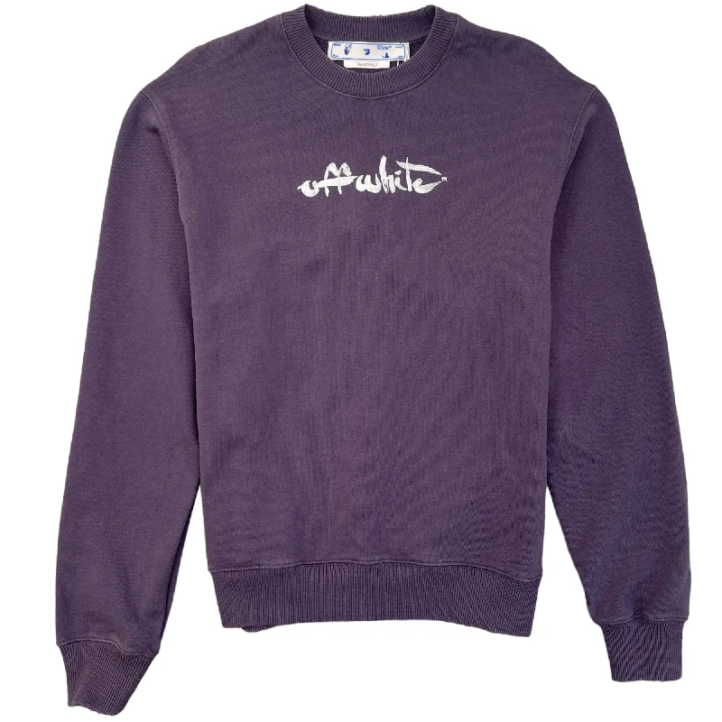 Weekend Offers That Shine Men's Arrow Logo Sweatshirt Purple Size S