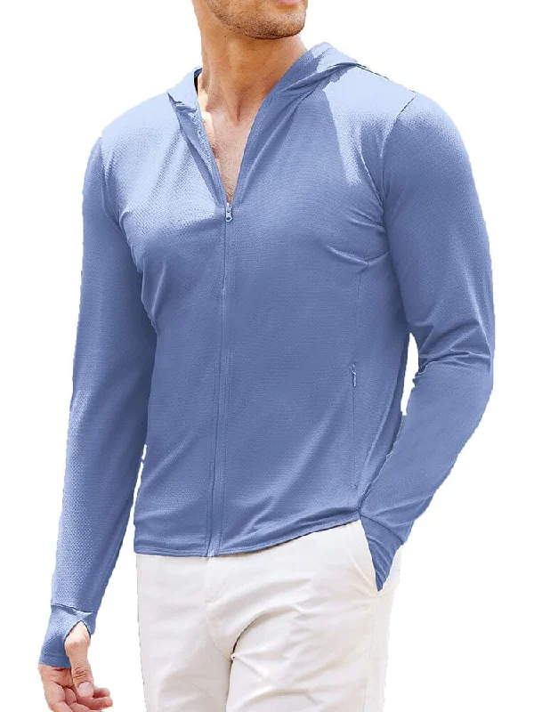 Weekend Bargains Just for You Sun Protection UPF 50+ Hooded Shirt (US Only)