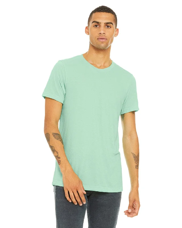 Hurry In Bella+Canvas Unisex Heather CVC T-Shirt | Heather Mint