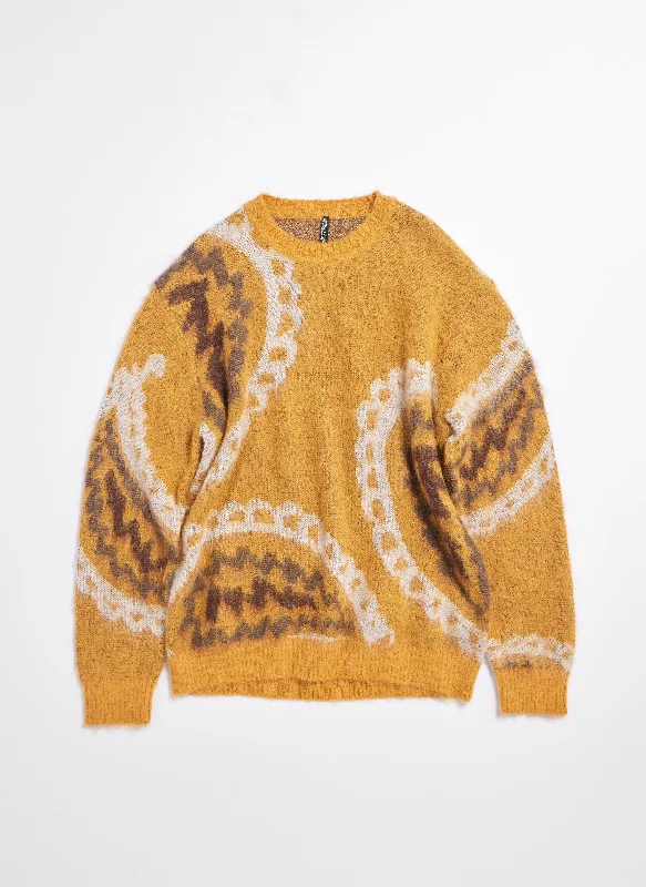 Reduced Prices Mohair Paisley Pullover