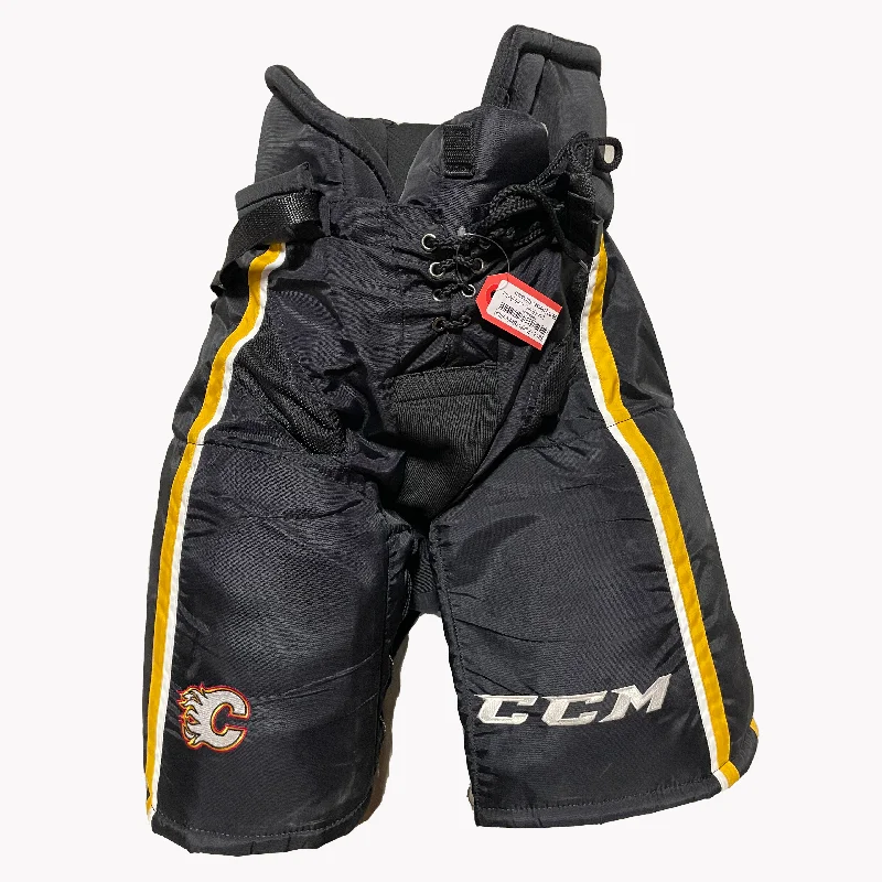 Weekend Bargains to Indulge In CCM HP35 - Used Pro Stock Hockey Pants - Calgary Flames (Black/White/Yellow)