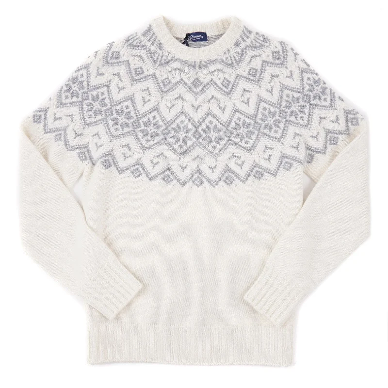 Instant Discount Drumohr Fair Isle Cashmere Sweater