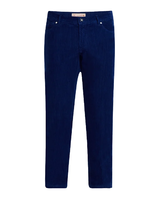 Super Discount High Blue Corduroy Pants
