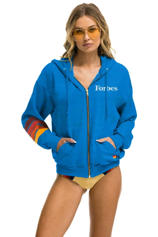 Massive Deals FORBES 23 RELAXED ZIP HOODIE - OCEAN